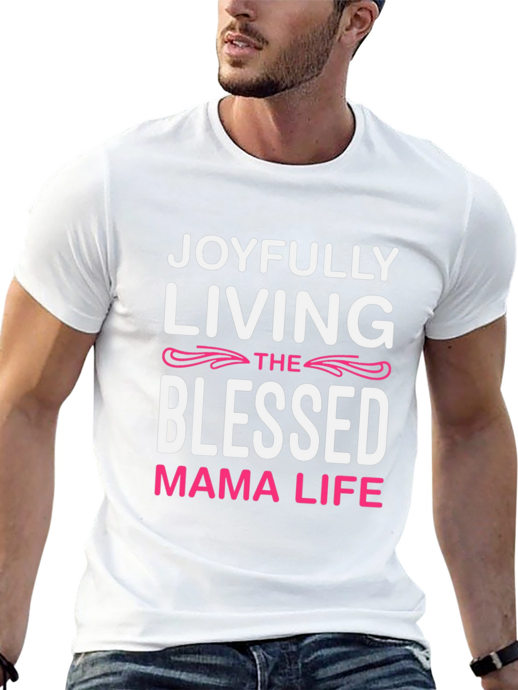 Joyfully Living Blessed Mama Life T-Shirt