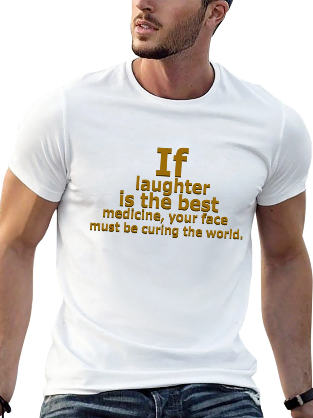 Humorous T-Shirt - Curing the World