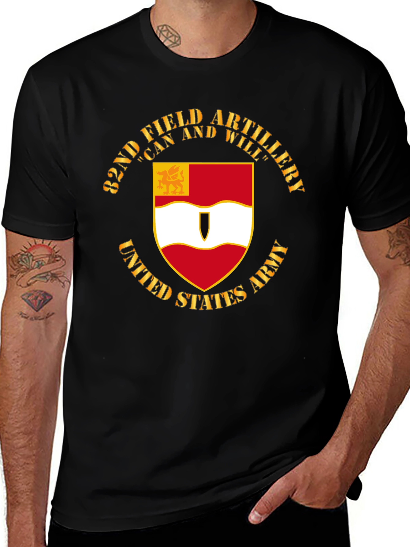 82nd Field Artillery T-Shirt - Can and Will!