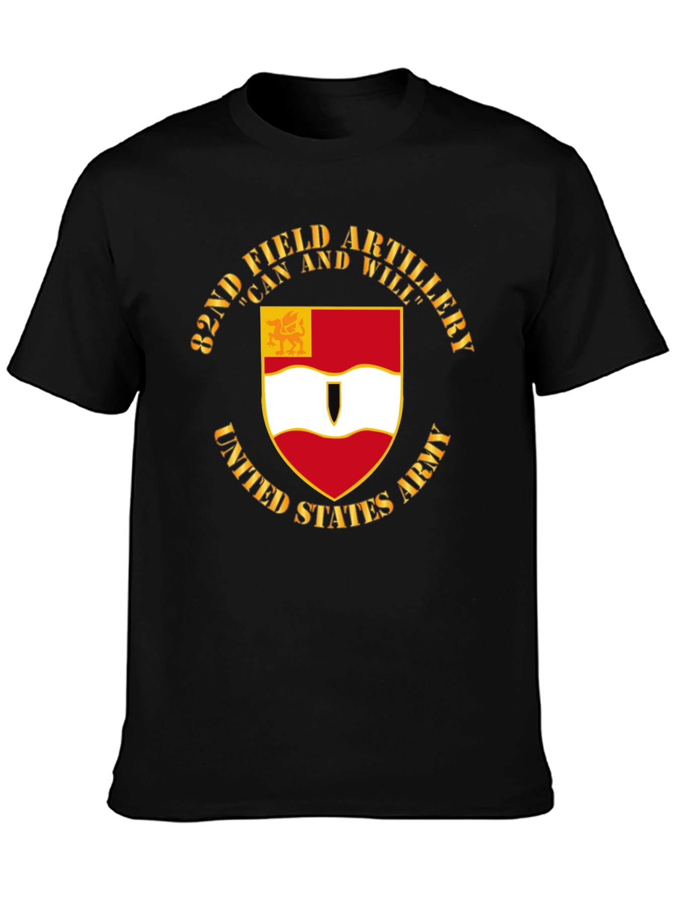 82nd Field Artillery T-Shirt - Can and Will!