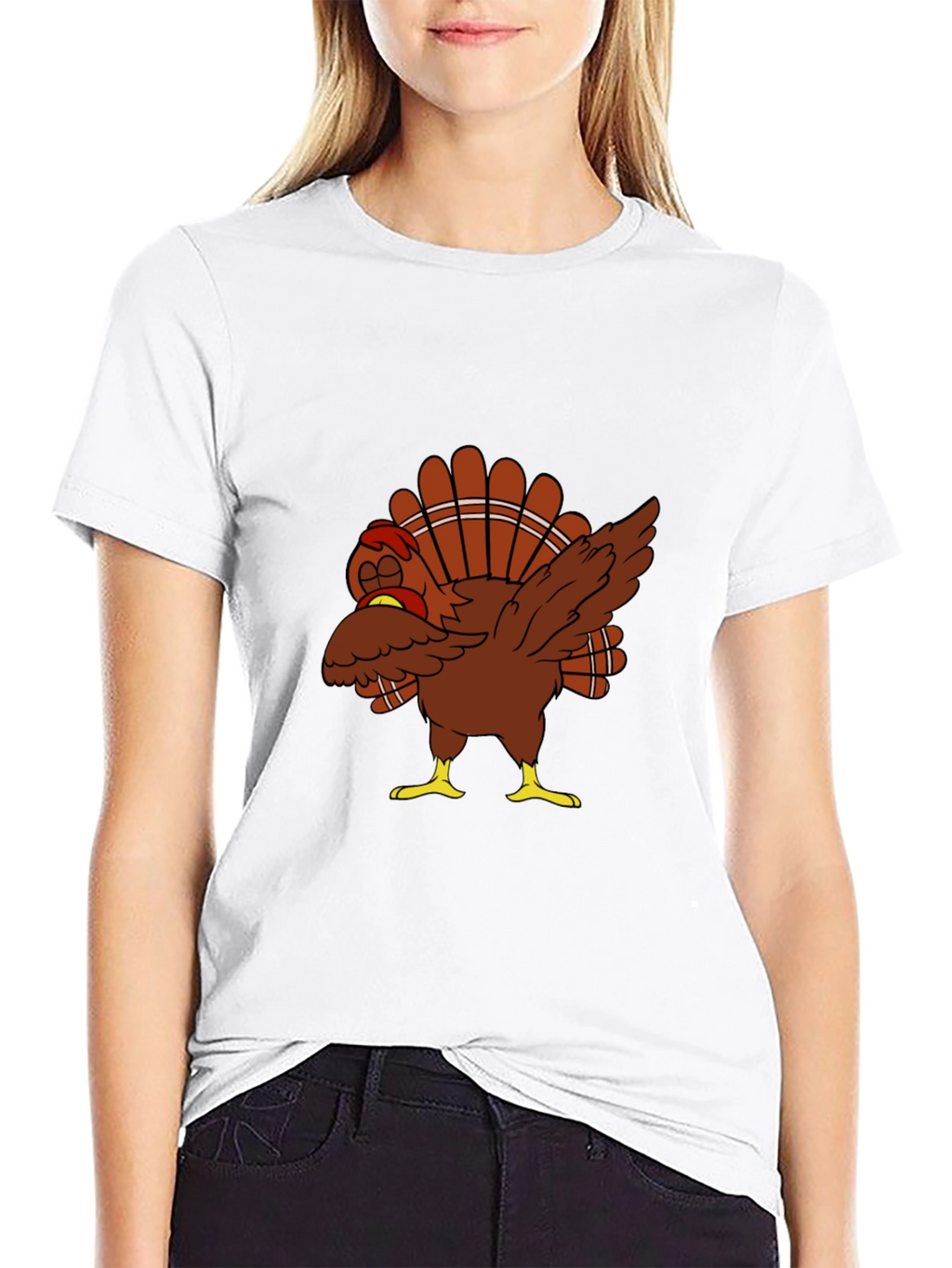 Dabbing Turkey T-Shirt - Thanksgiving Day Tee