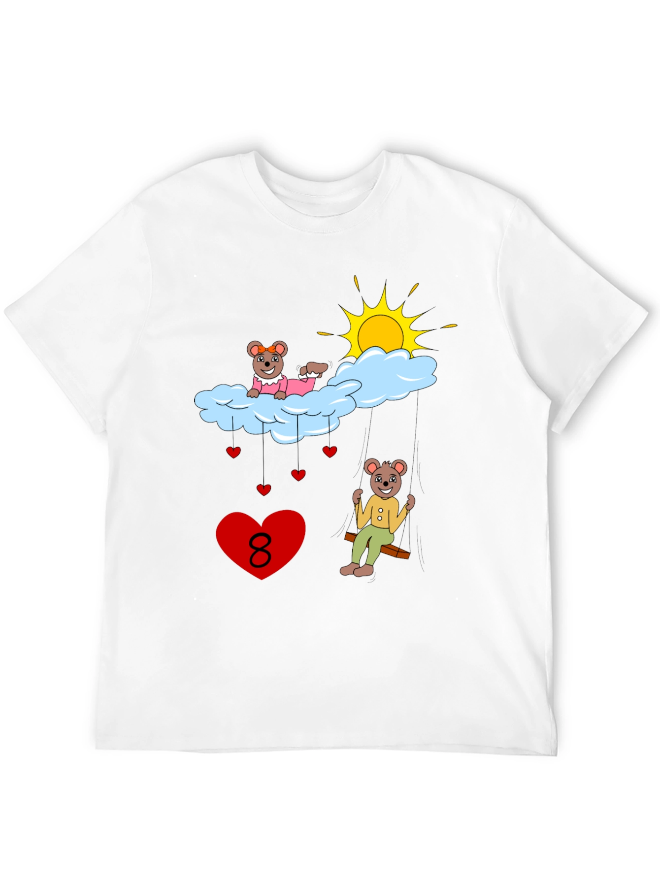 Beary Cute Number 8 T-Shirt
