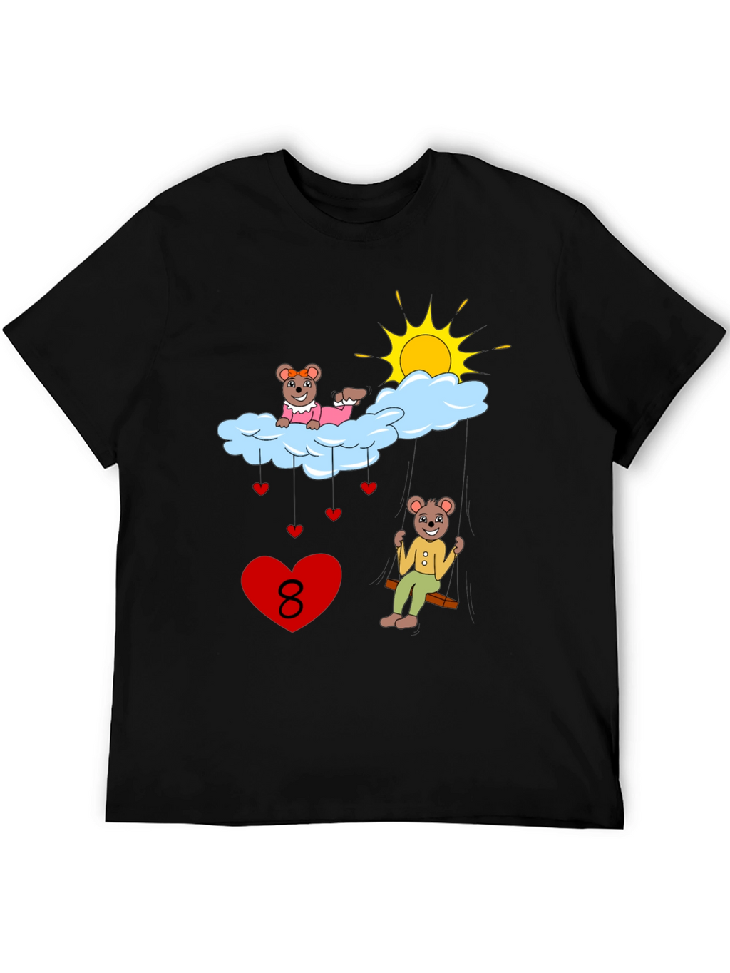 Beary Cute Number 8 T-Shirt