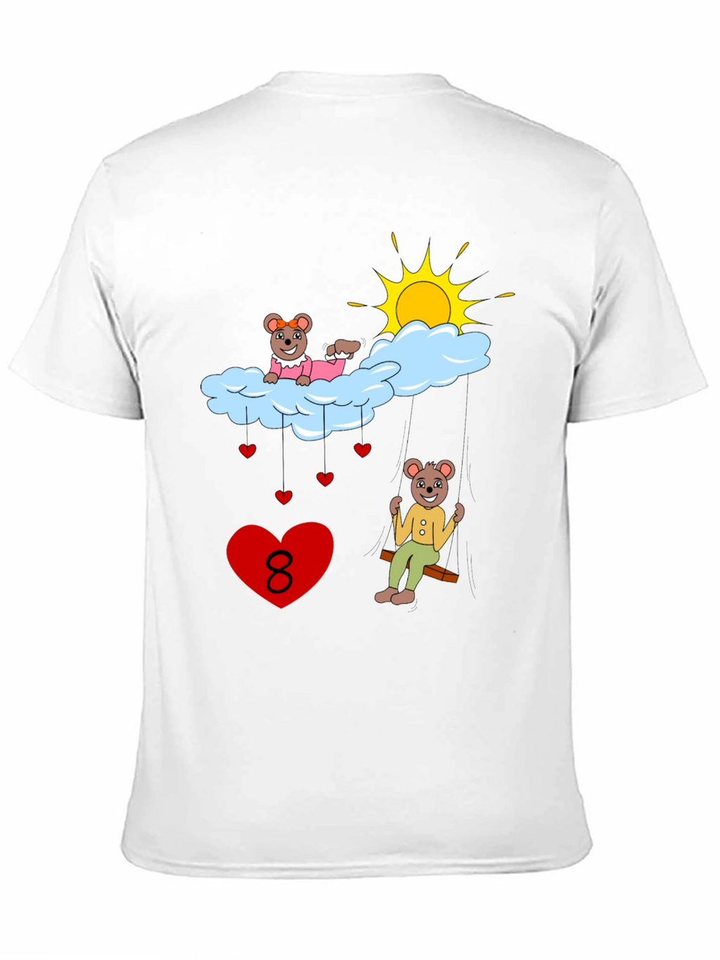Beary Cute Number 8 T-Shirt