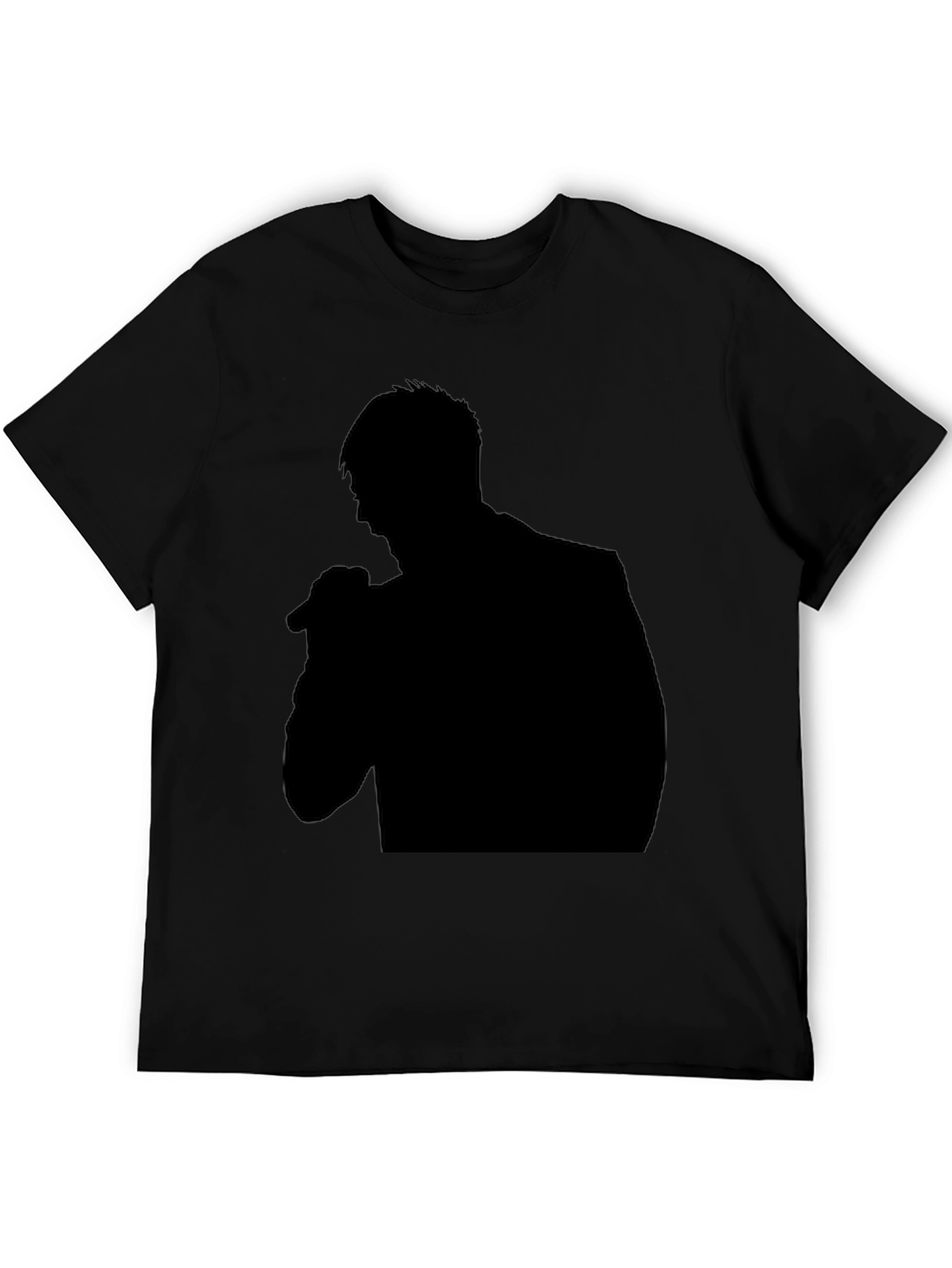 Black Silhouette Singer Graphic Tee