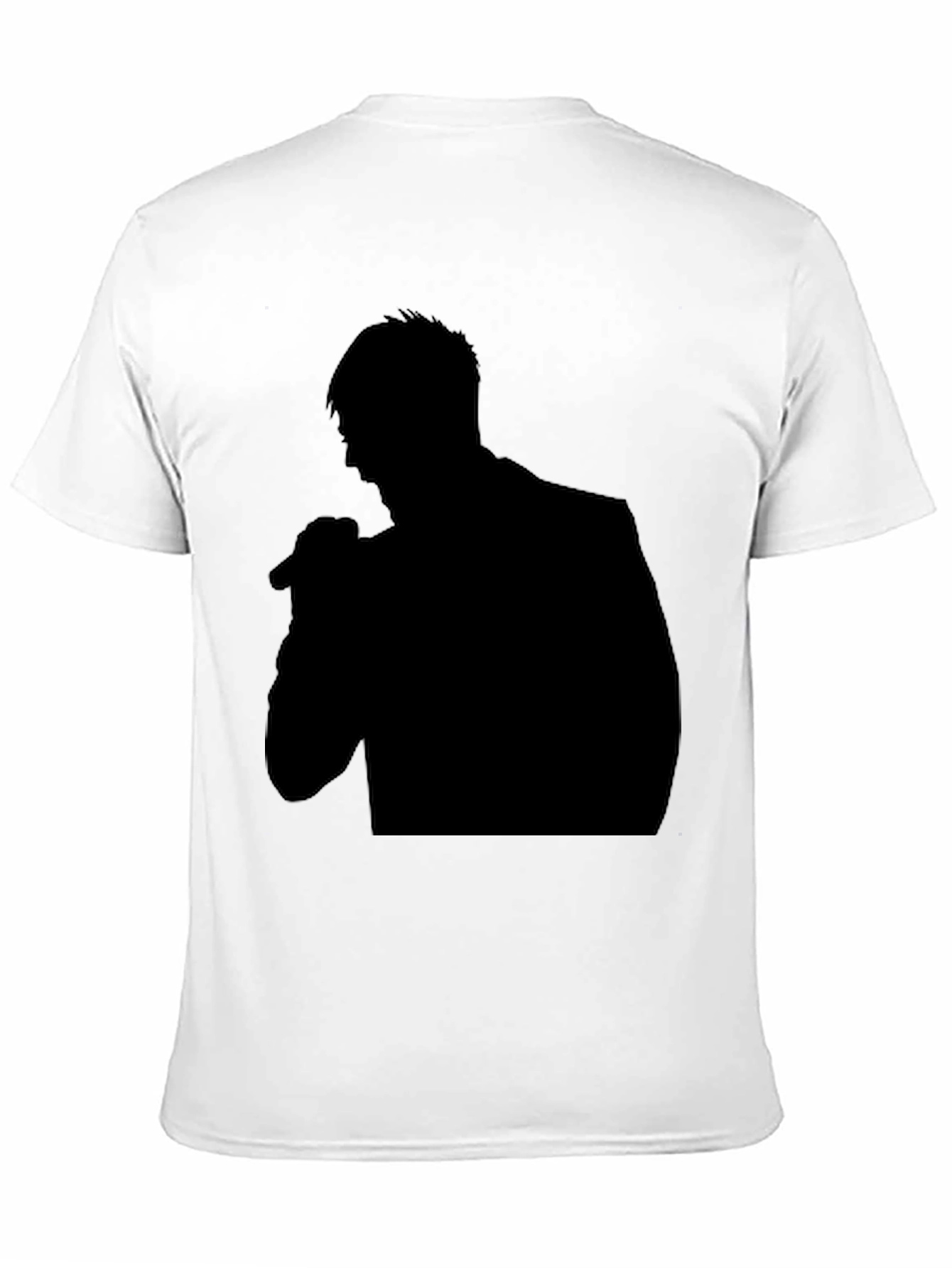 Black Silhouette Singer Graphic Tee