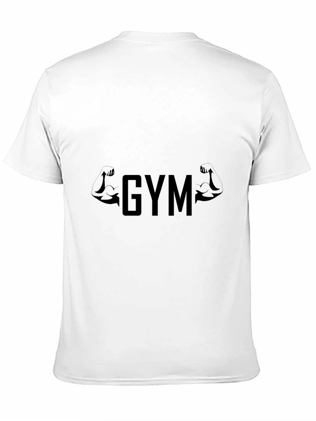 GYM Black Tee - Muscle Flex