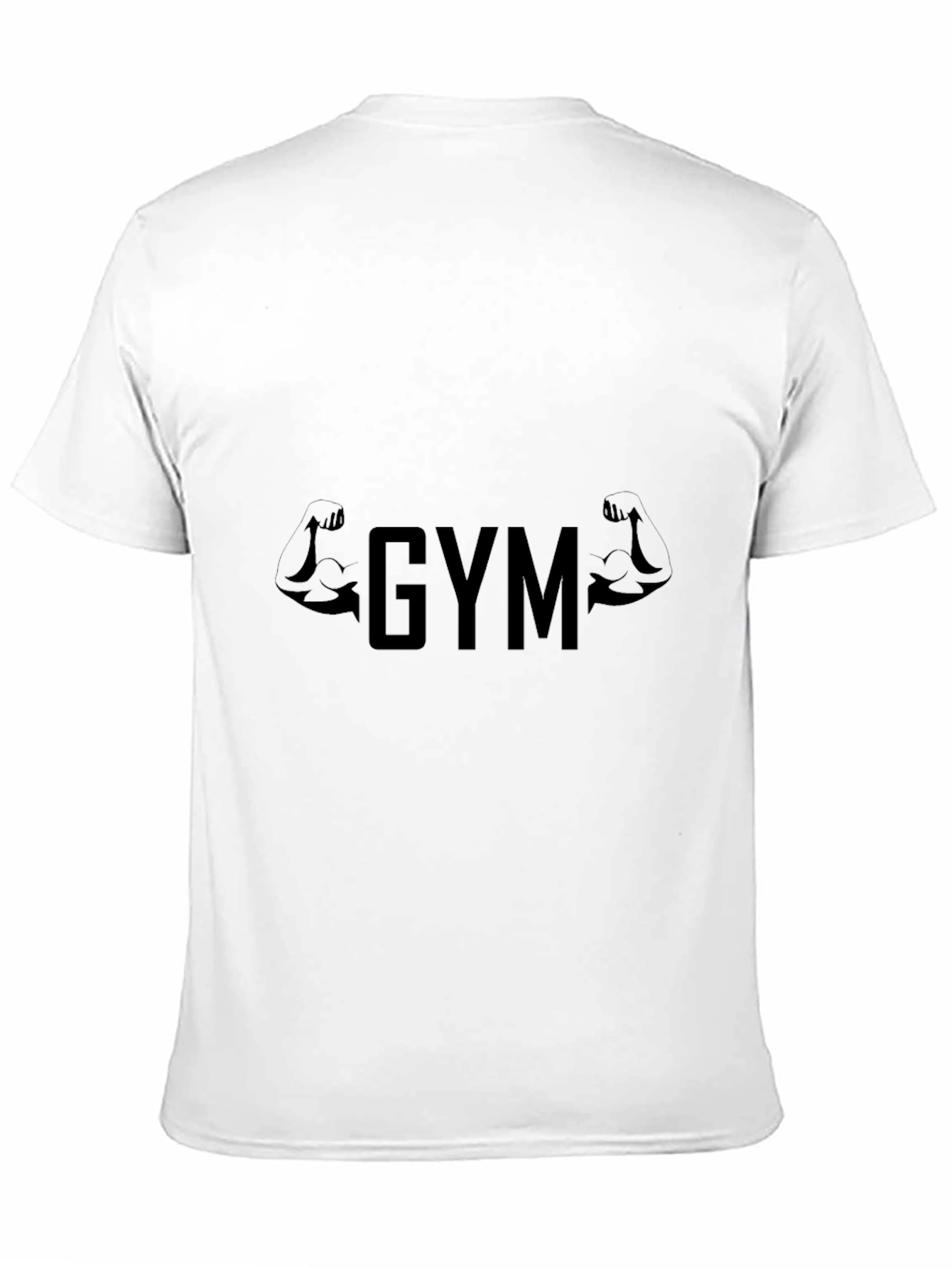 GYM Black Tee - Muscle Flex