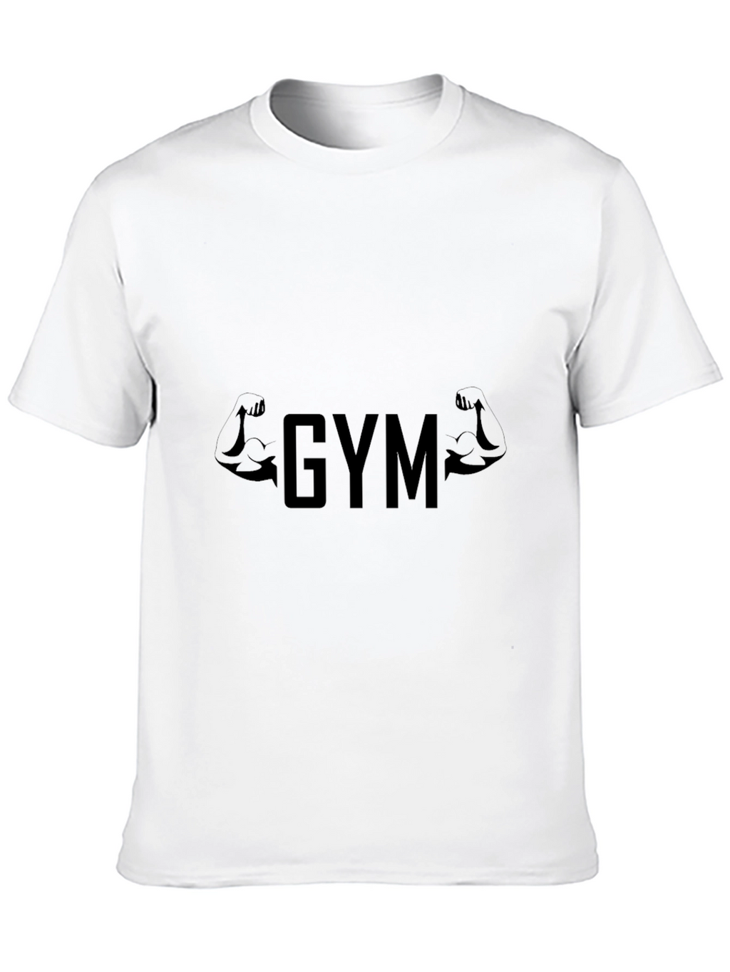 GYM Black Tee - Muscle Flex