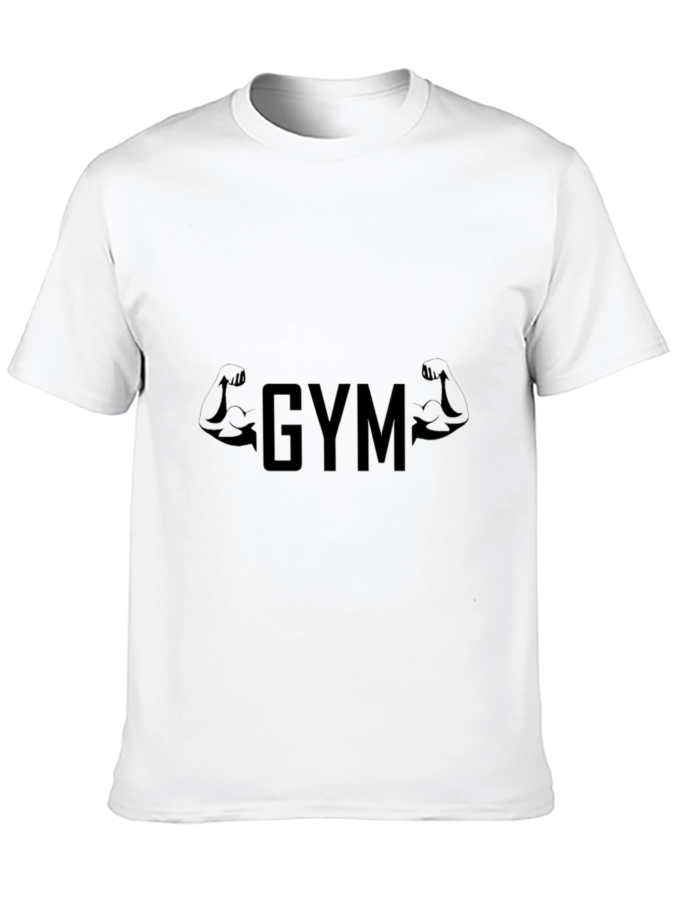 GYM Black Tee - Muscle Flex