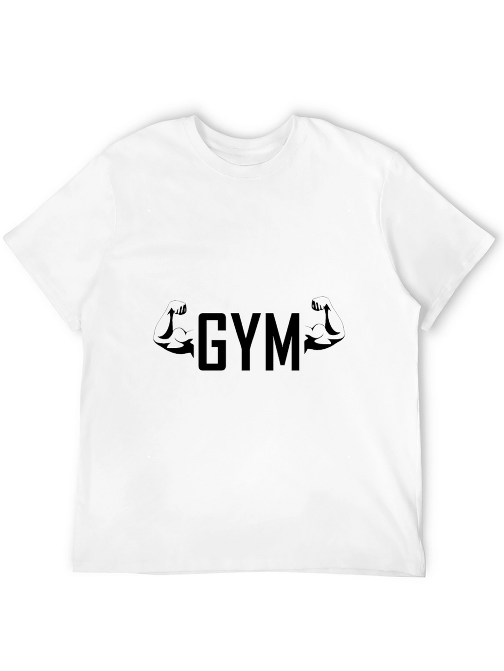 GYM Black Tee - Muscle Flex