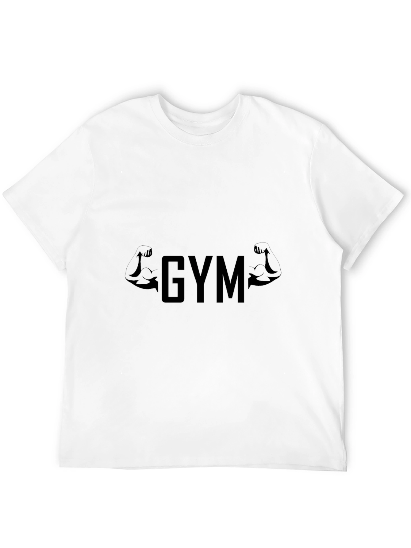 GYM Black Tee - Muscle Flex