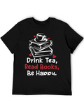 Drink Tea Read Books T-Shirt