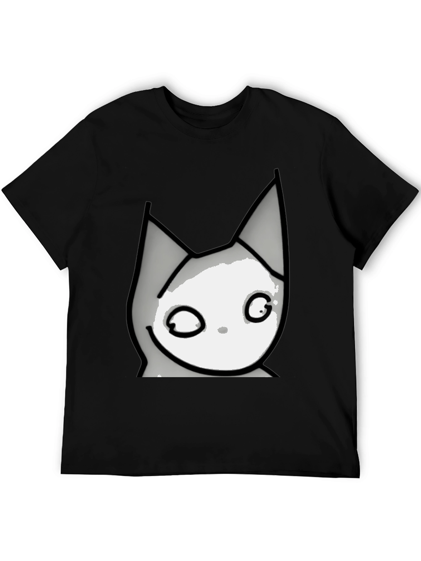 Cool Cat Graphic T-Shirt - Casual Black Tee