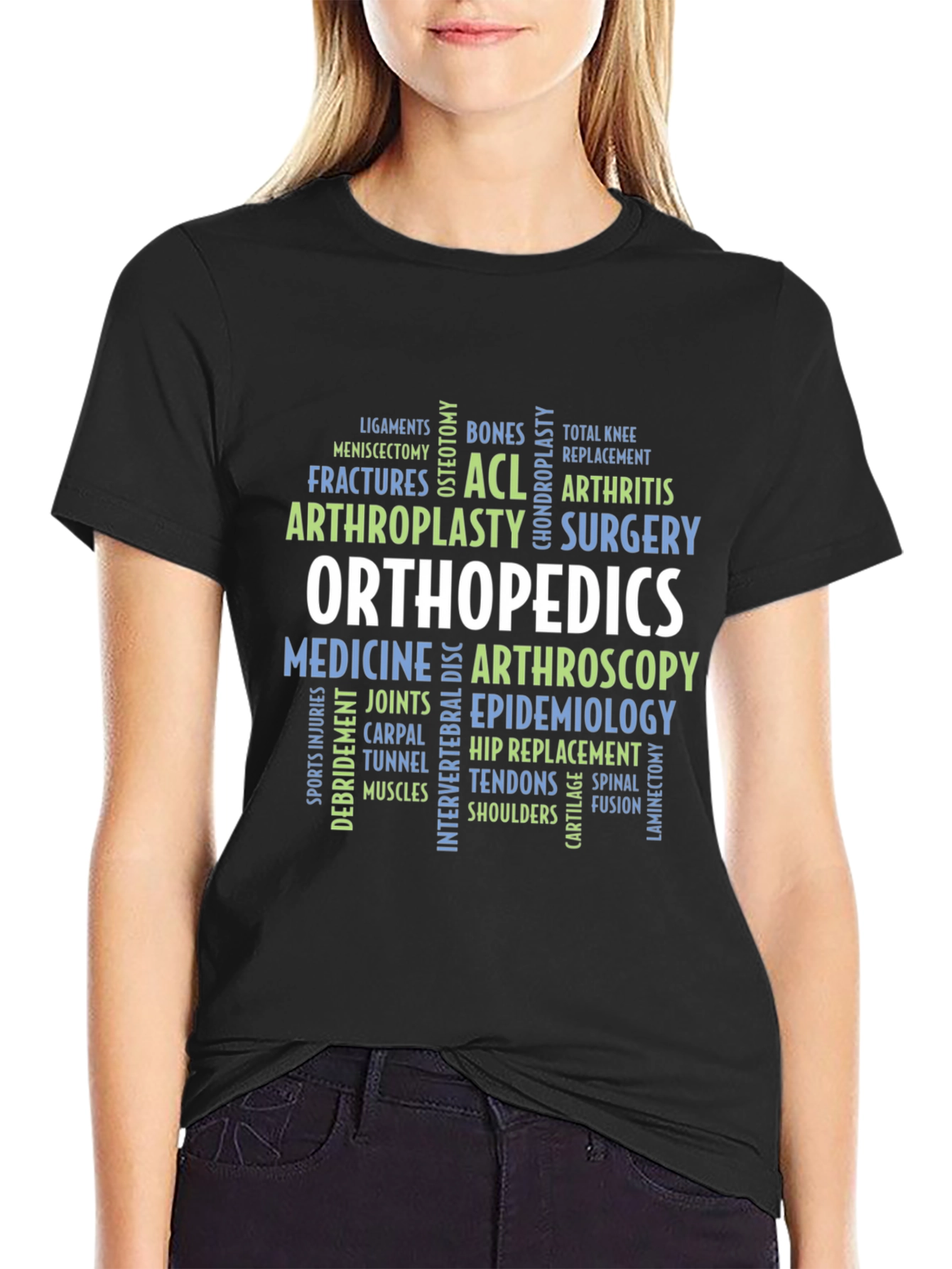Orthopedics Word Cloud T-Shirt