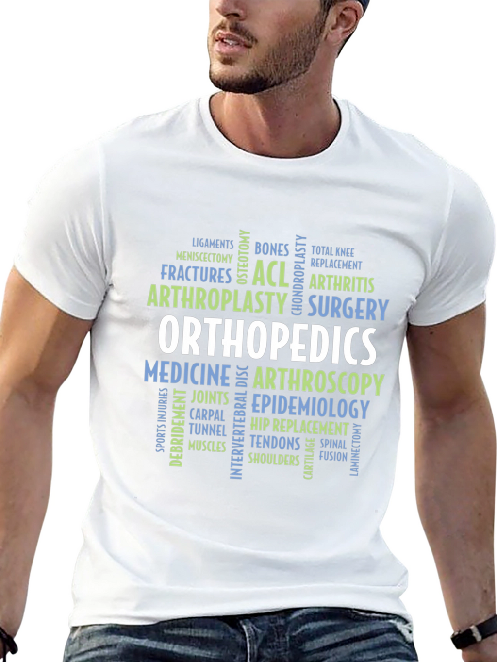 Orthopedics Word Cloud T-Shirt