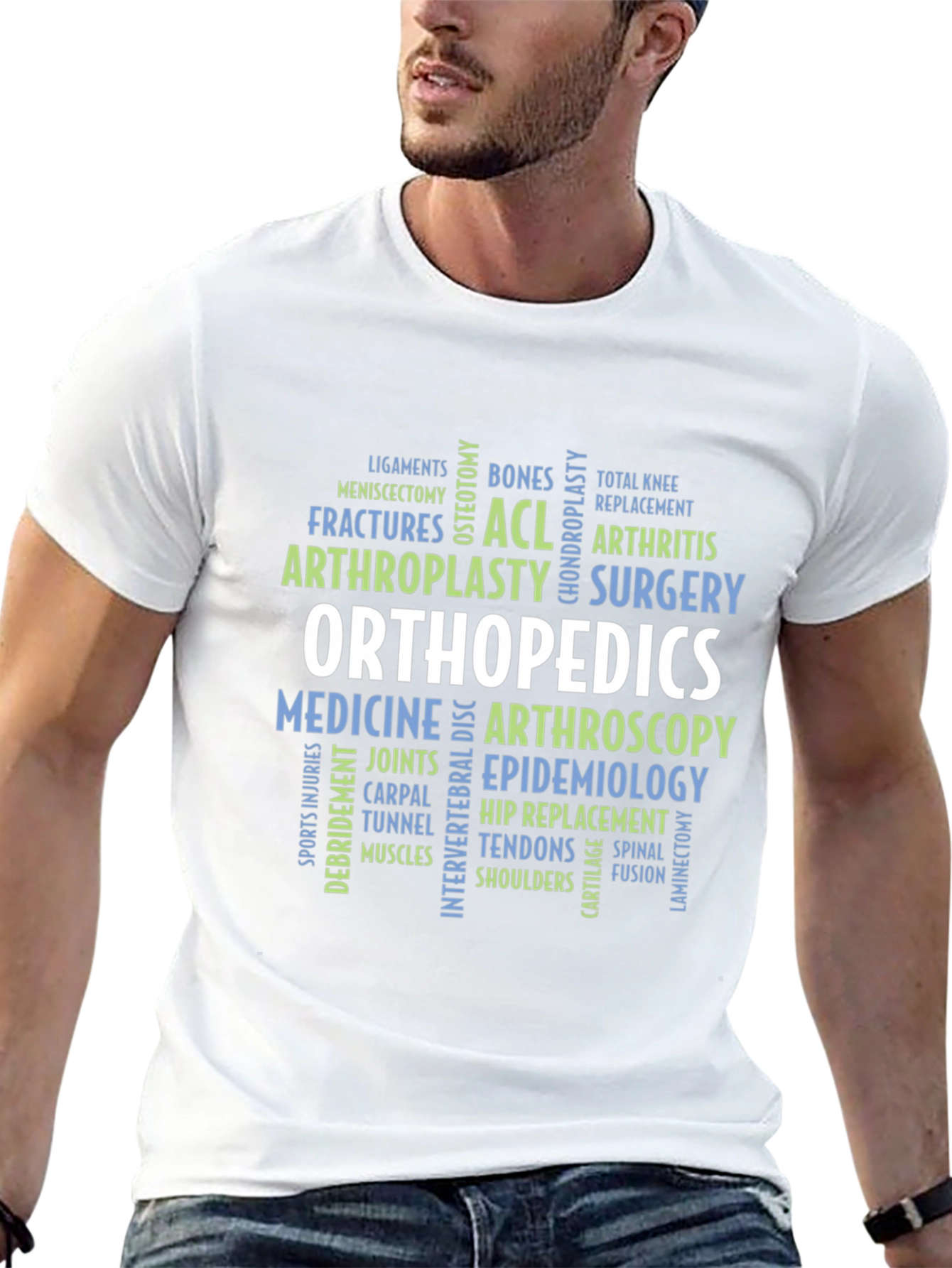 Orthopedics Word Cloud T-Shirt