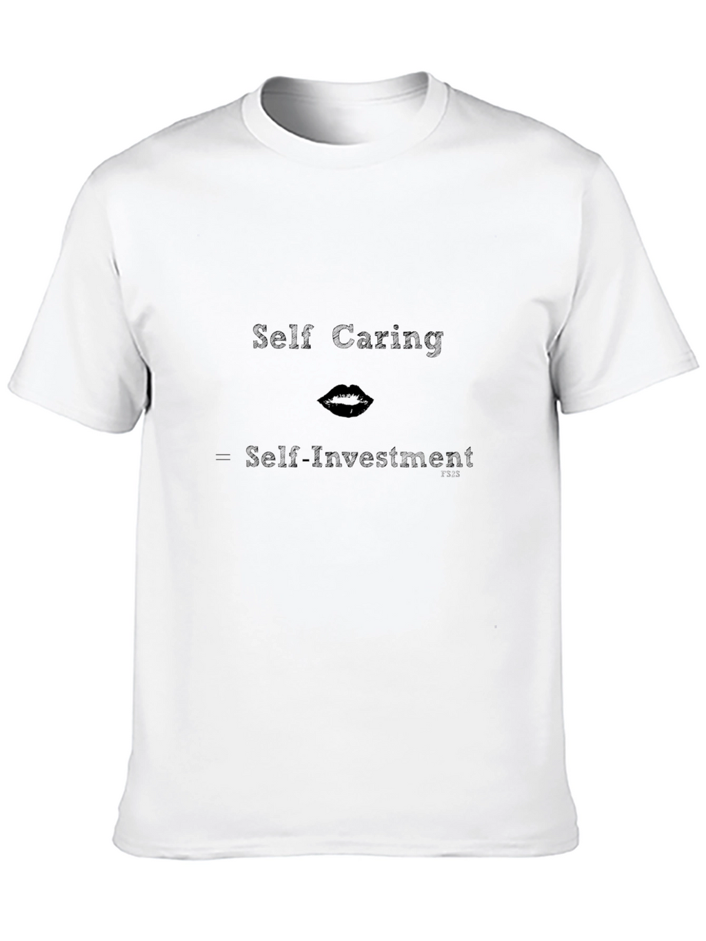 Self Care Investment Black Tee