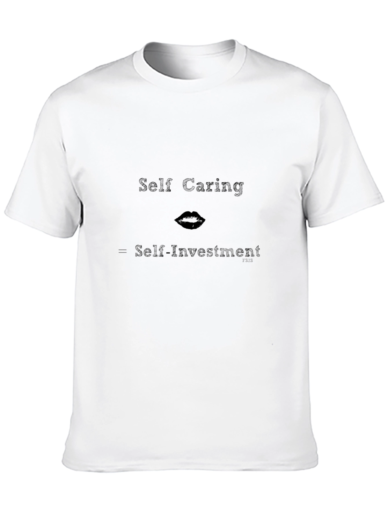 Self Care Investment Black Tee