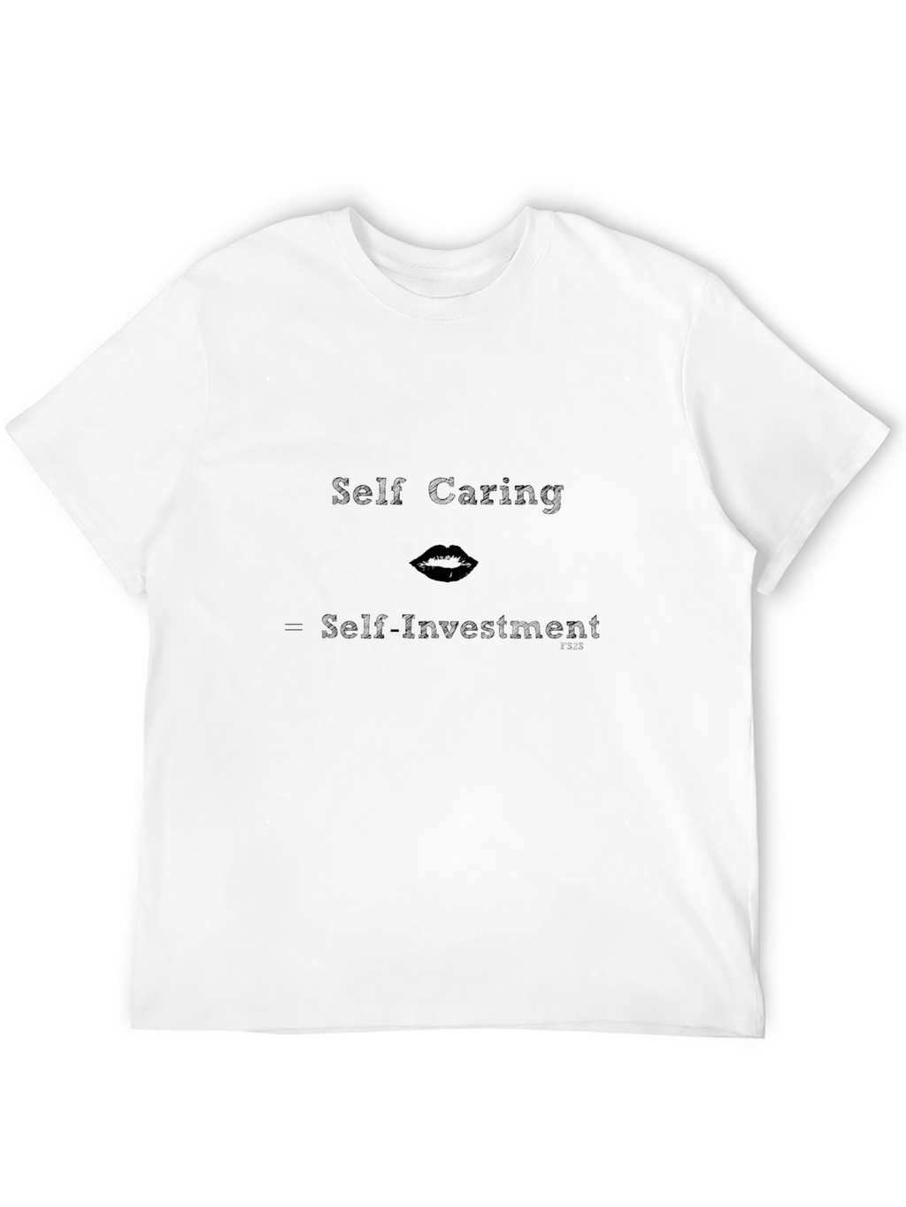 Self Care Investment Black Tee