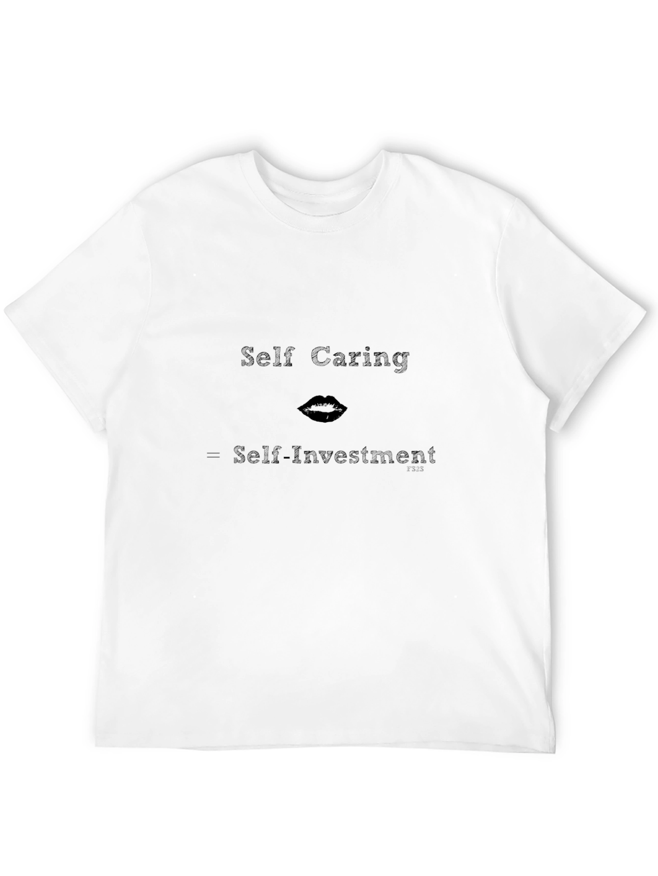 Self Care Investment Black Tee