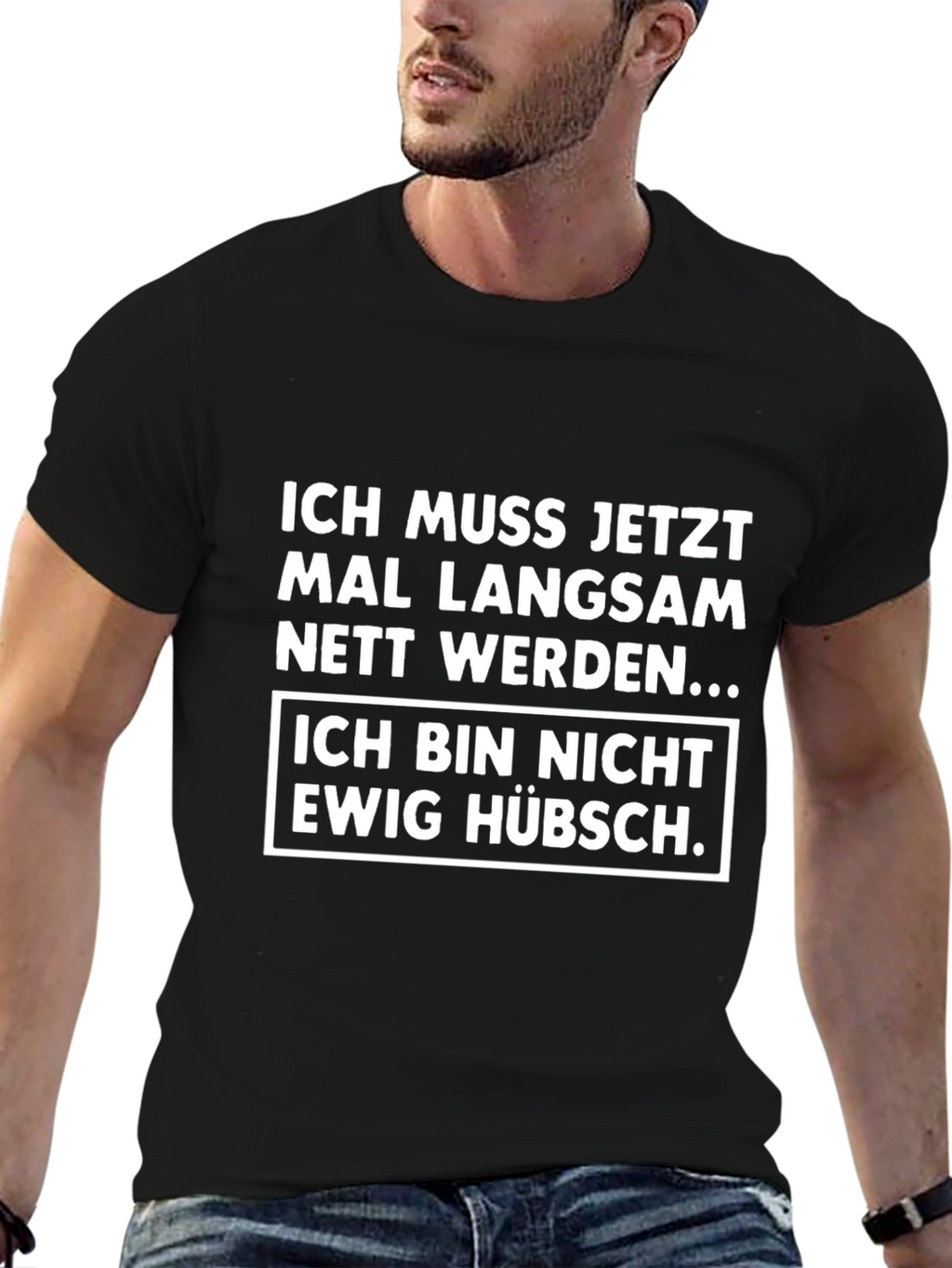Funny German Slogan T-Shirt - Ich Muss Jetzt