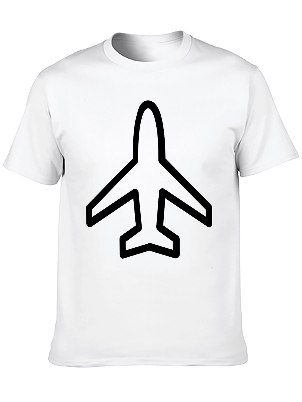 Airplane Graphic Black T-Shirt