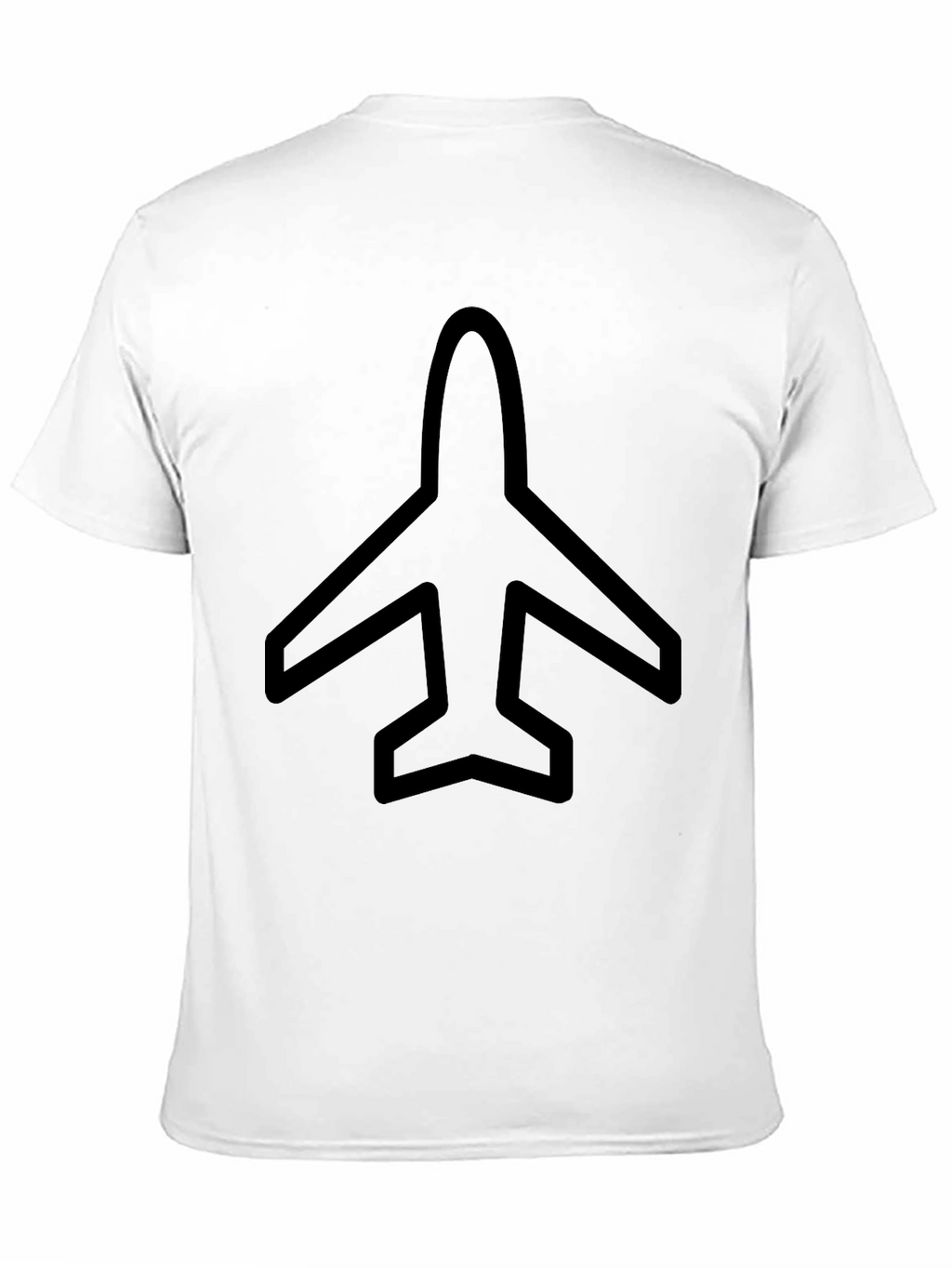 Airplane Graphic Black T-Shirt