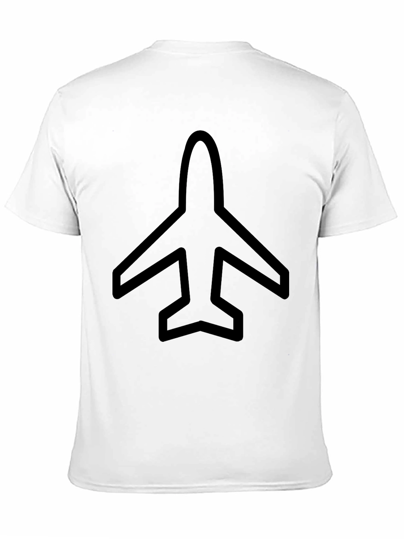Airplane Graphic Black T-Shirt