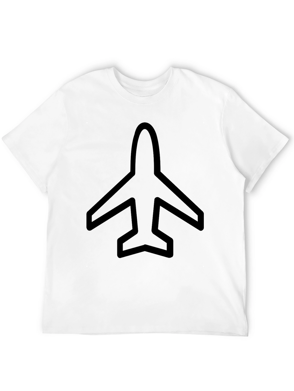 Airplane Graphic Black T-Shirt