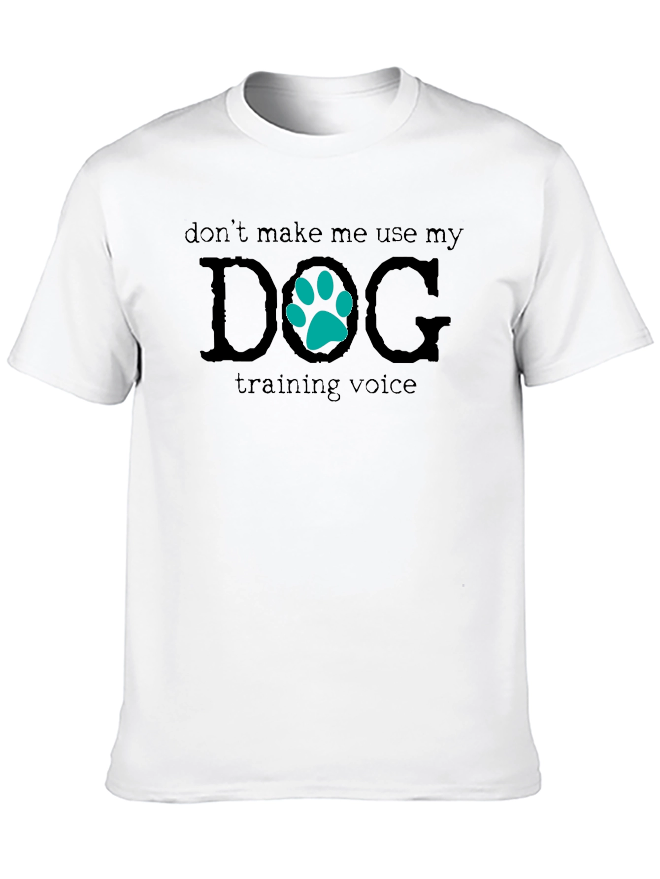 Dog Training Voice Black T-Shirt