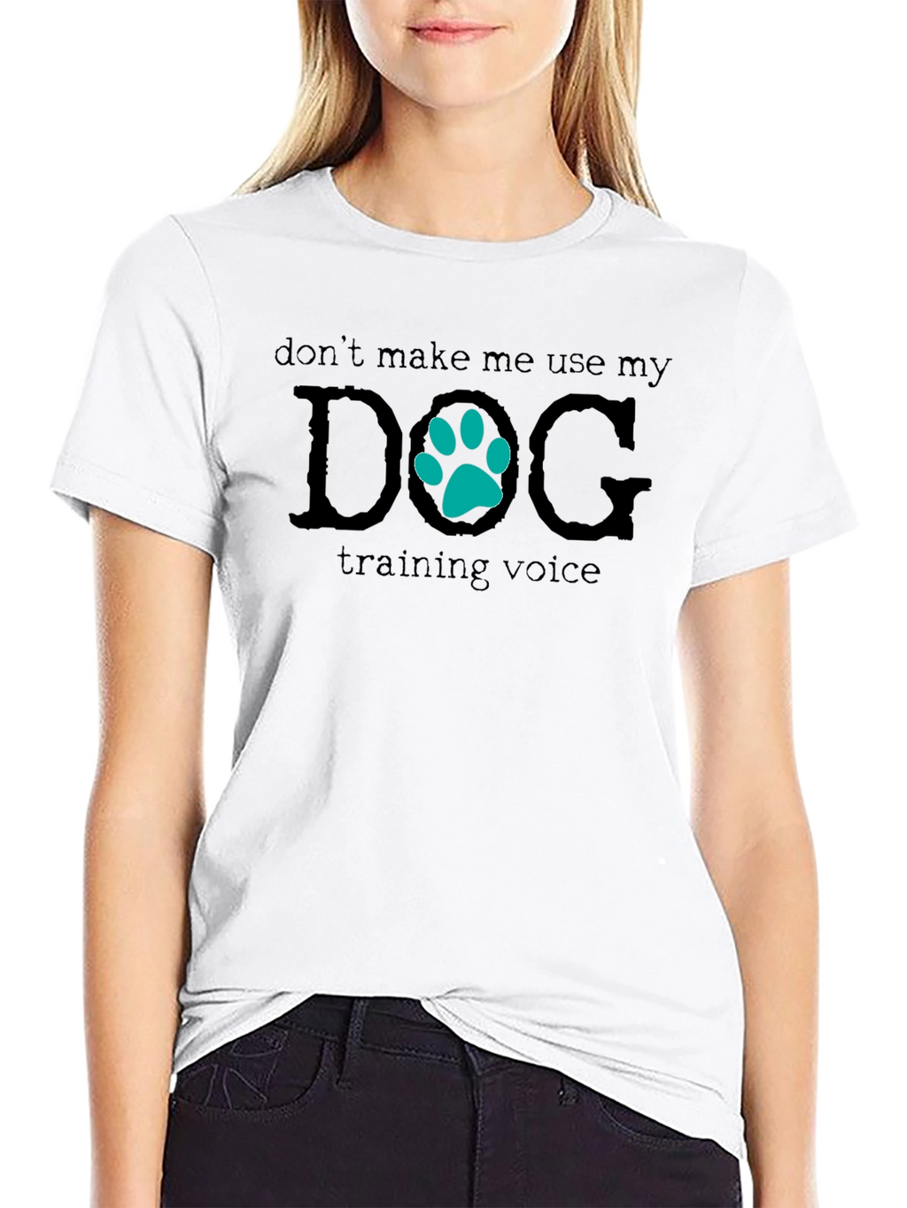 Dog Training Voice Black T-Shirt