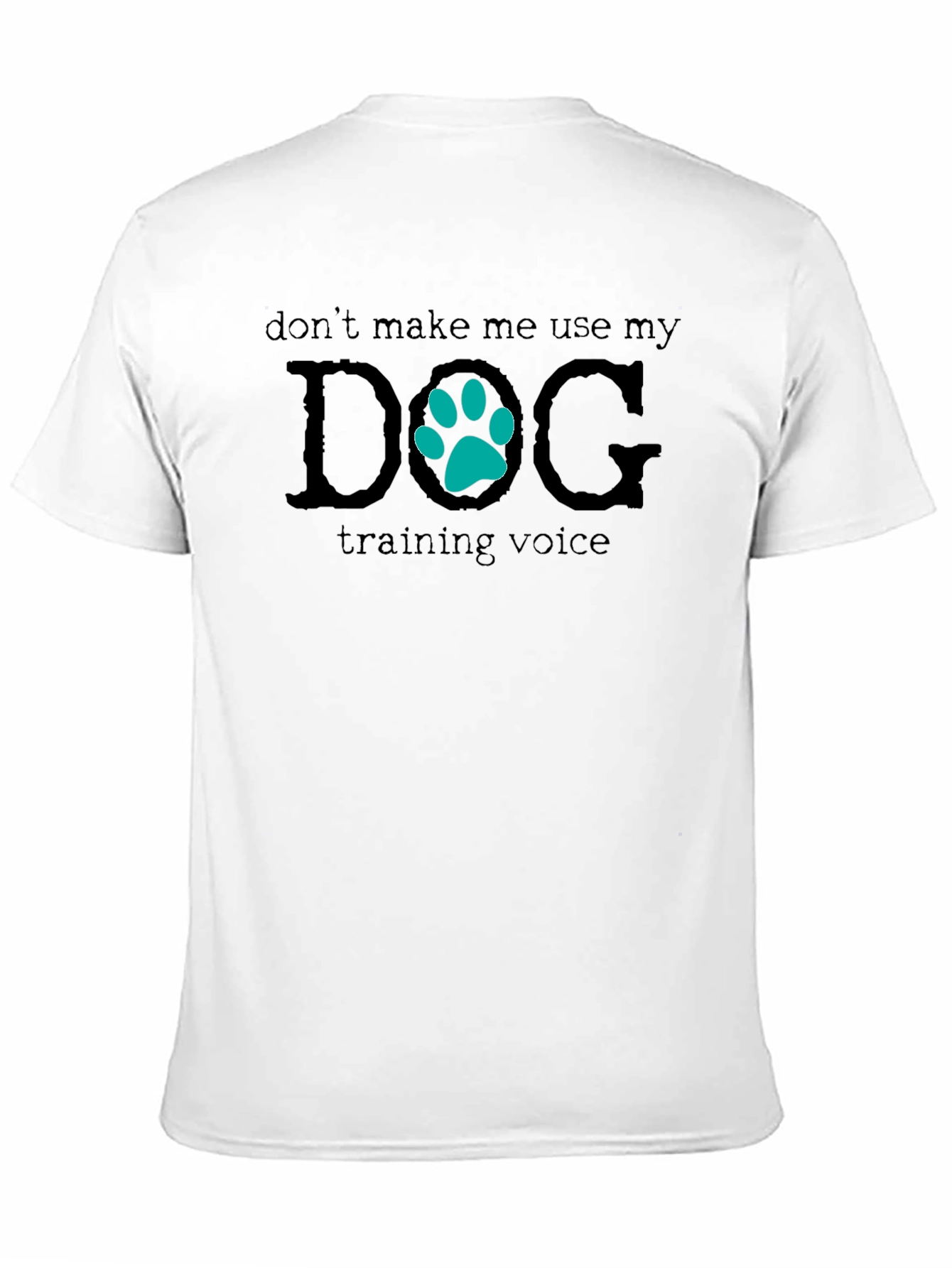 Dog Training Voice Black T-Shirt