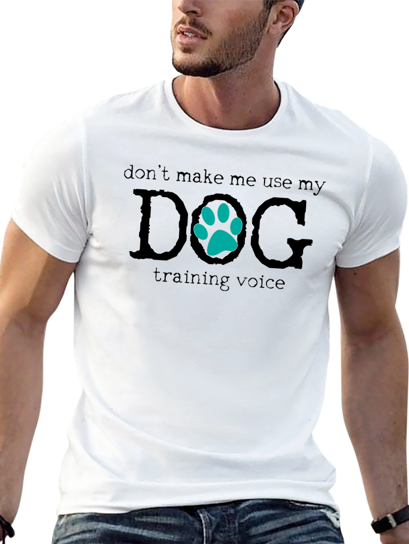 Dog Training Voice Black T-Shirt