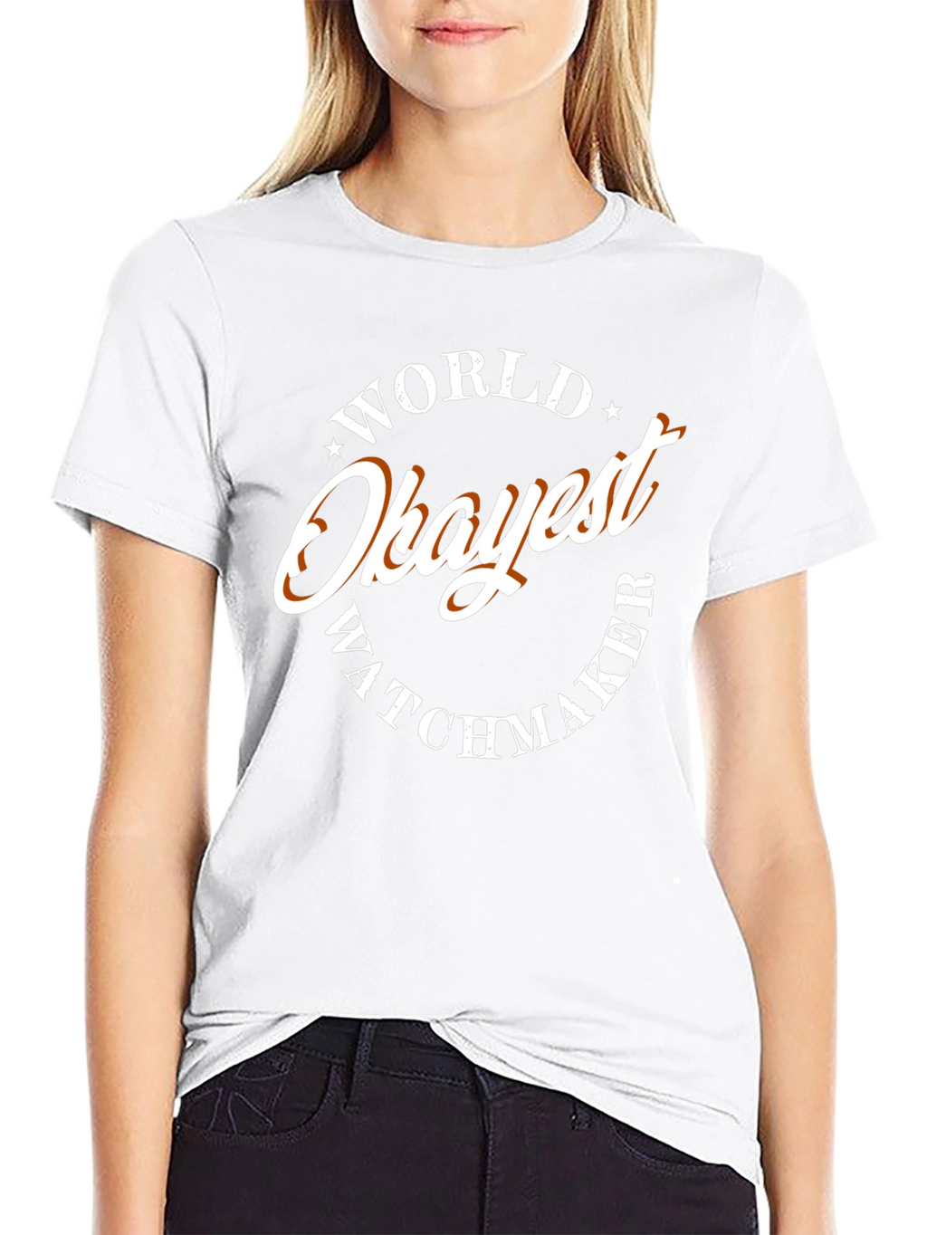 World Okayest Watchmaker T-Shirt - Funny Graphic Tee