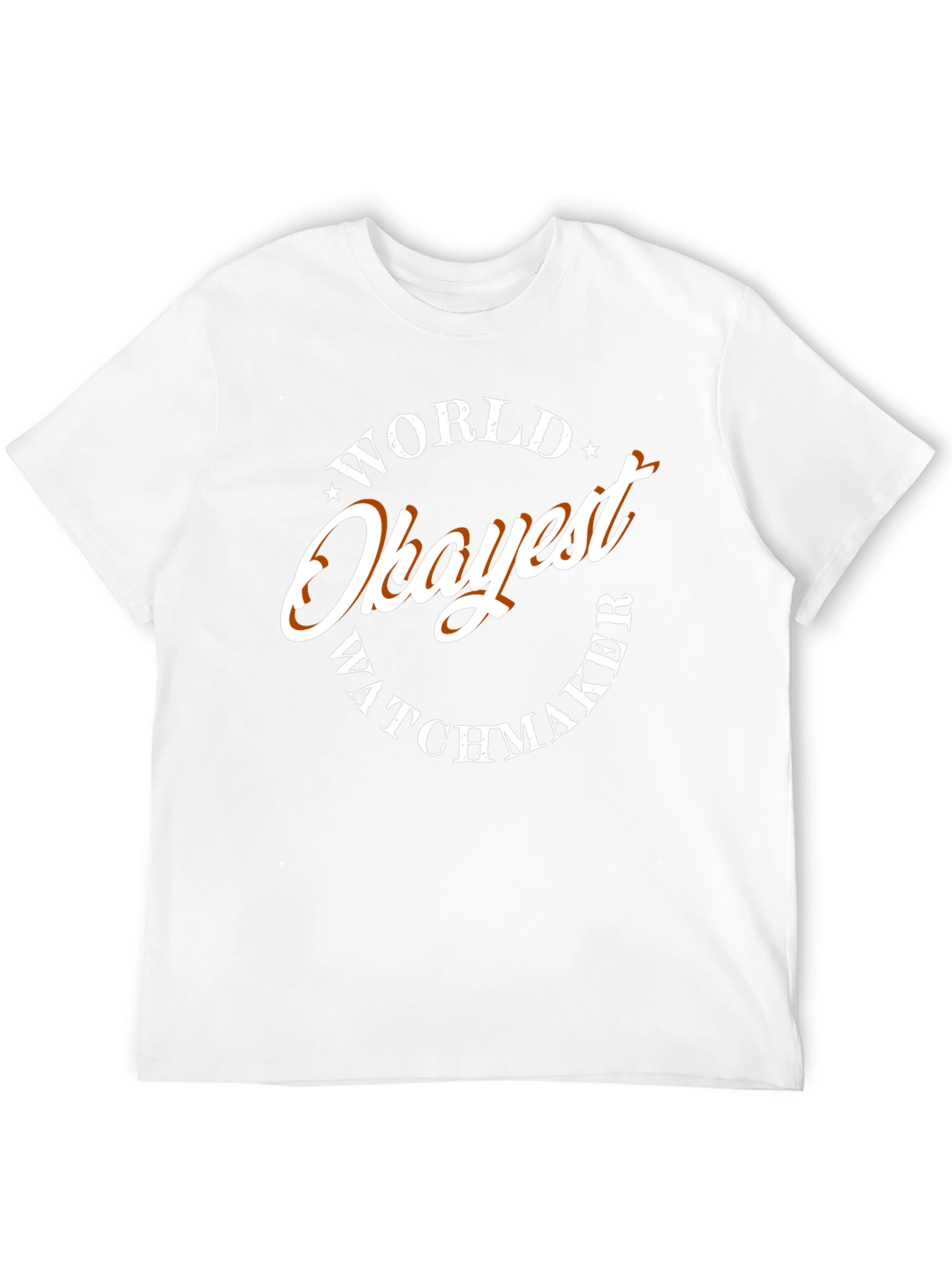 World Okayest Watchmaker T-Shirt - Funny Graphic Tee