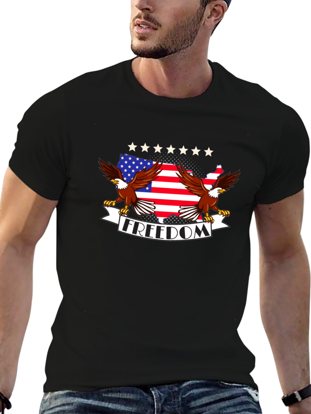 Freedom USA Eagle Graphic T-Shirt