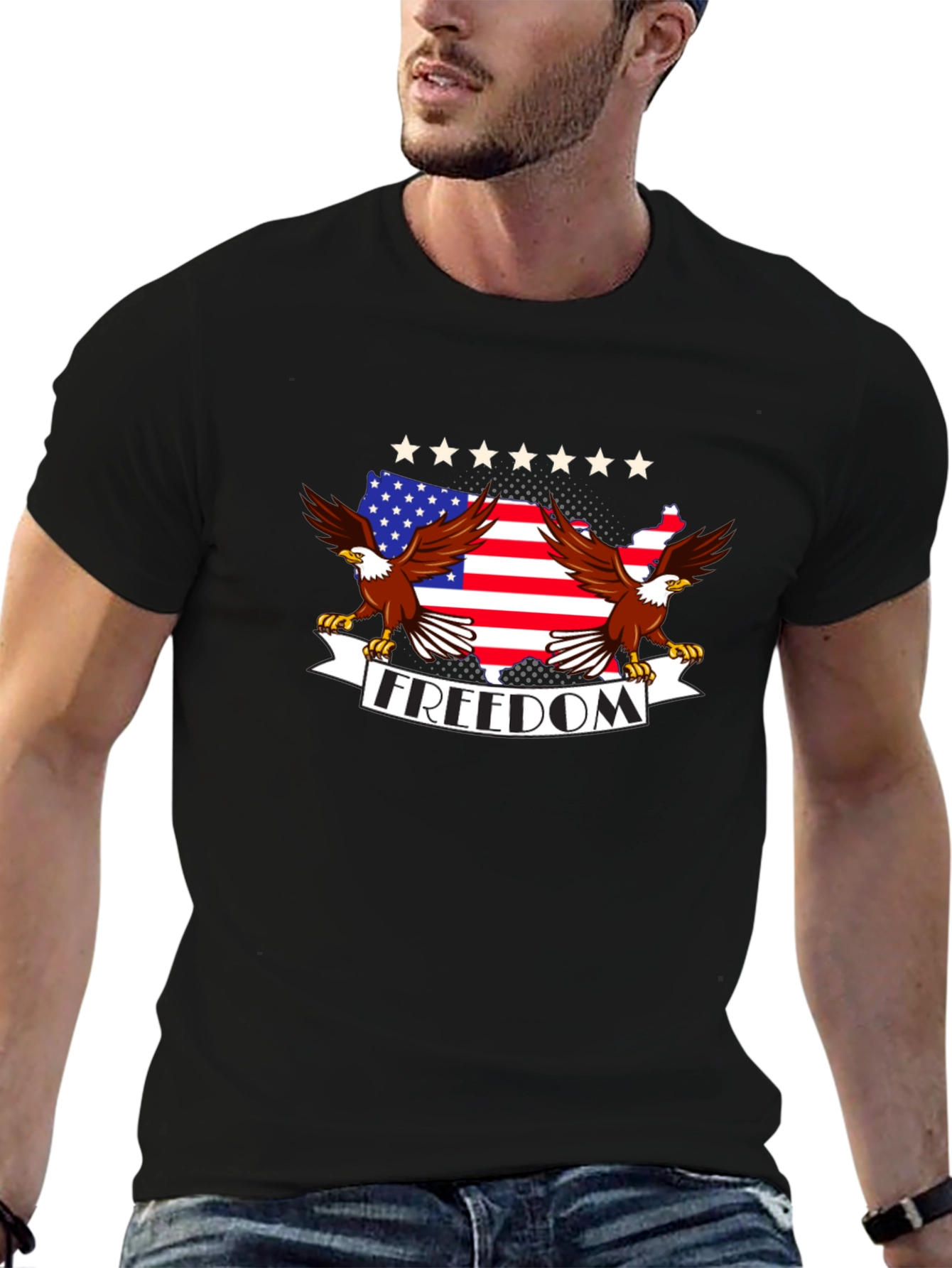 Freedom USA Eagle Graphic T-Shirt