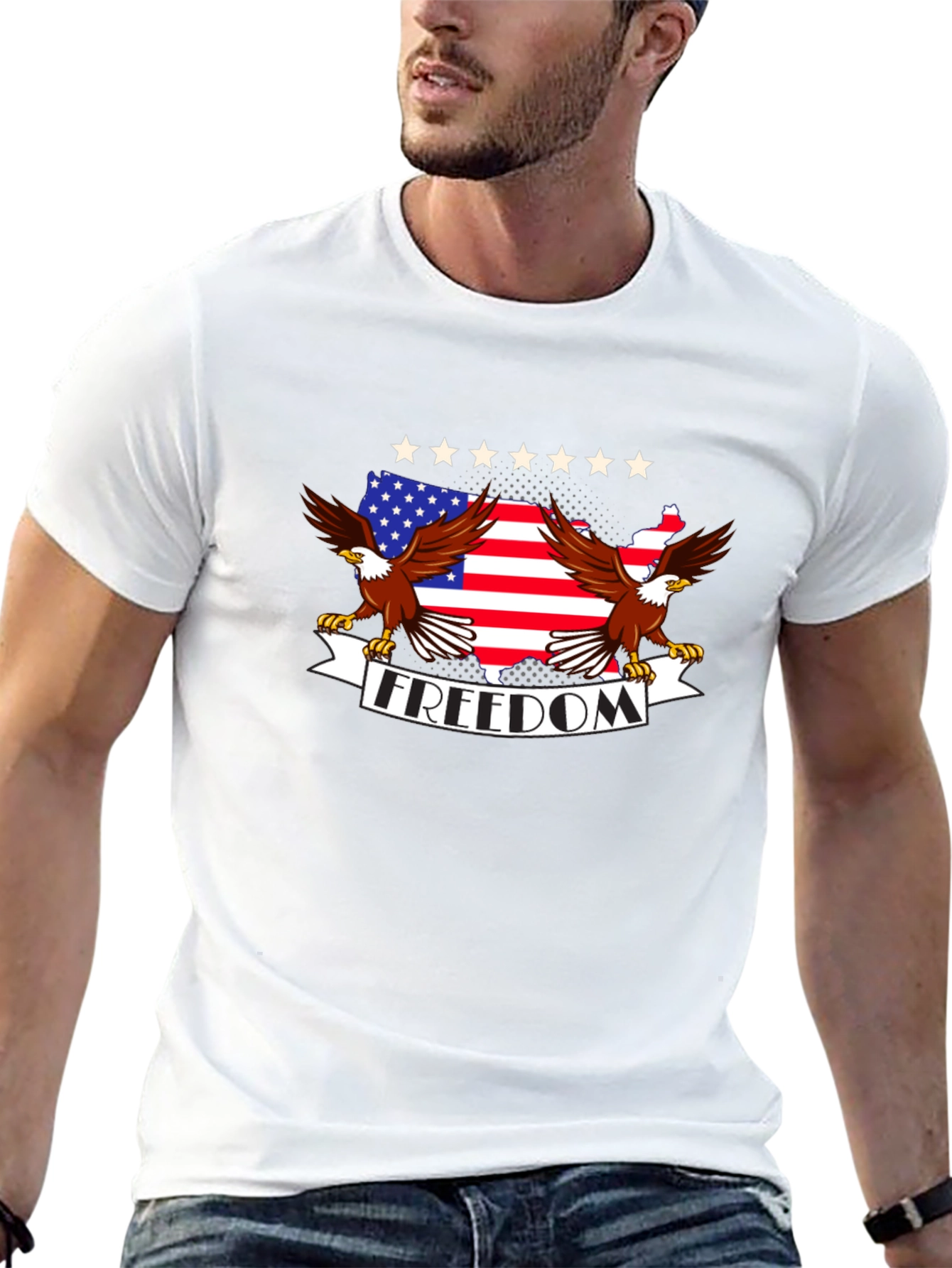 Freedom USA Eagle Graphic T-Shirt