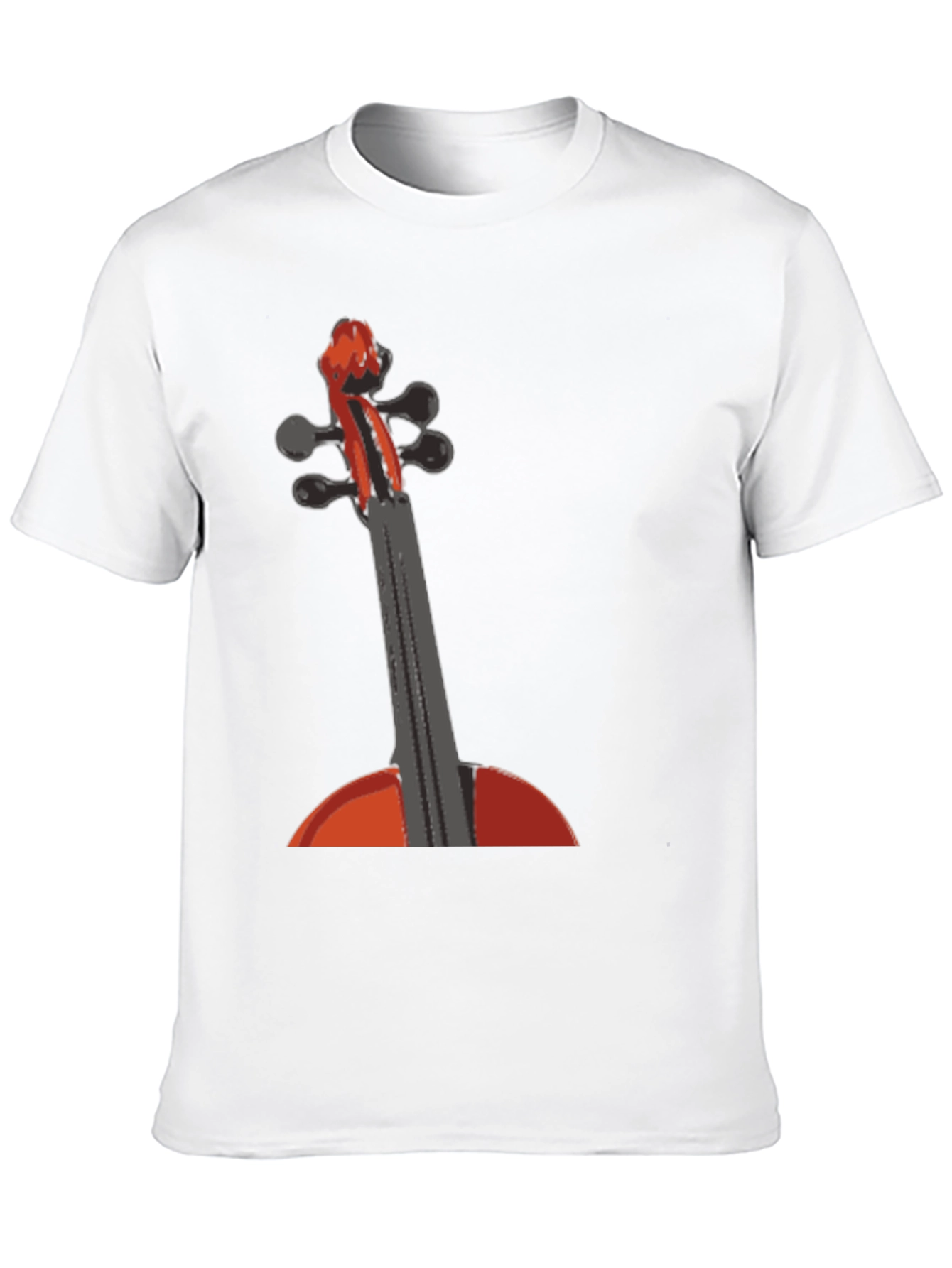 Violin Graphic Tee - Music Lovers T-Shirt