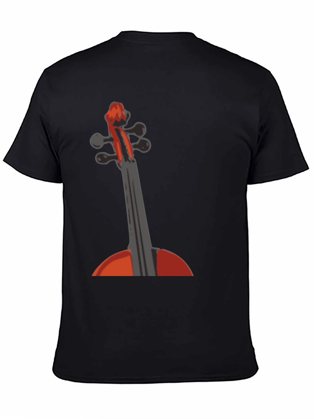 Violin Graphic Tee - Music Lovers T-Shirt