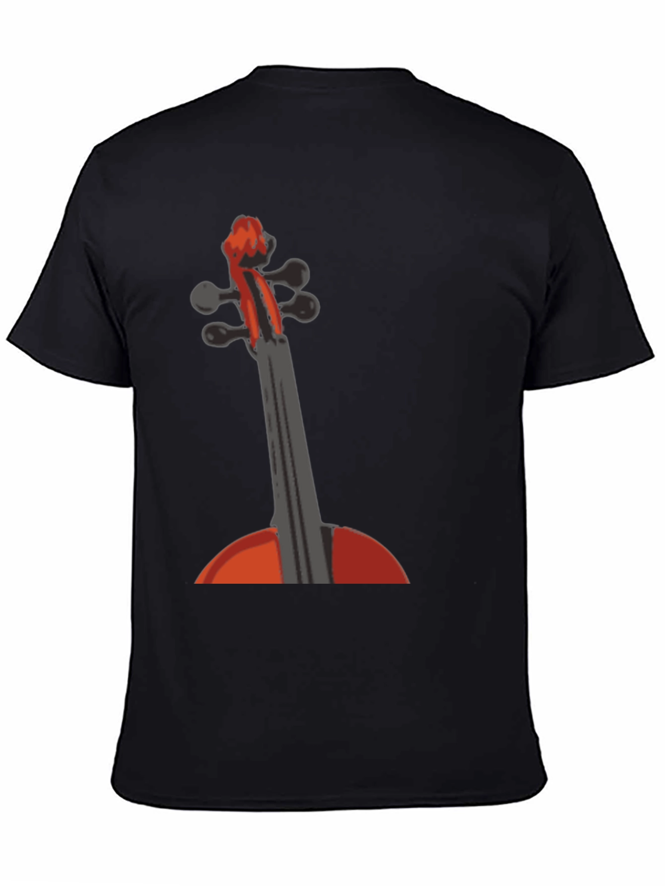 Violin Graphic Tee - Music Lovers T-Shirt