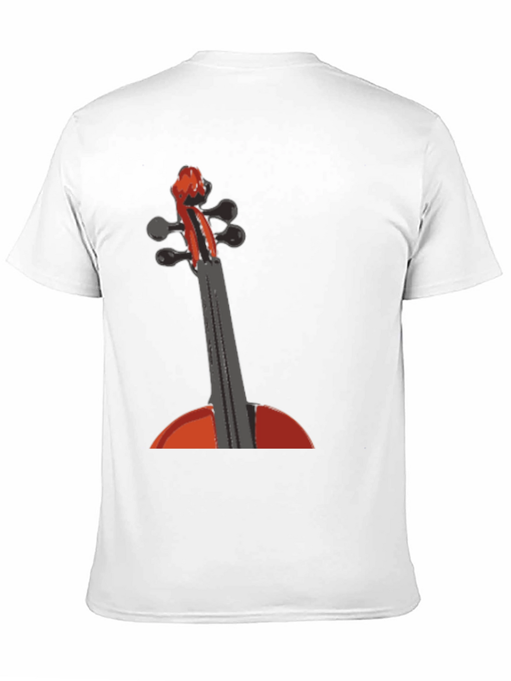 Violin Graphic Tee - Music Lovers T-Shirt