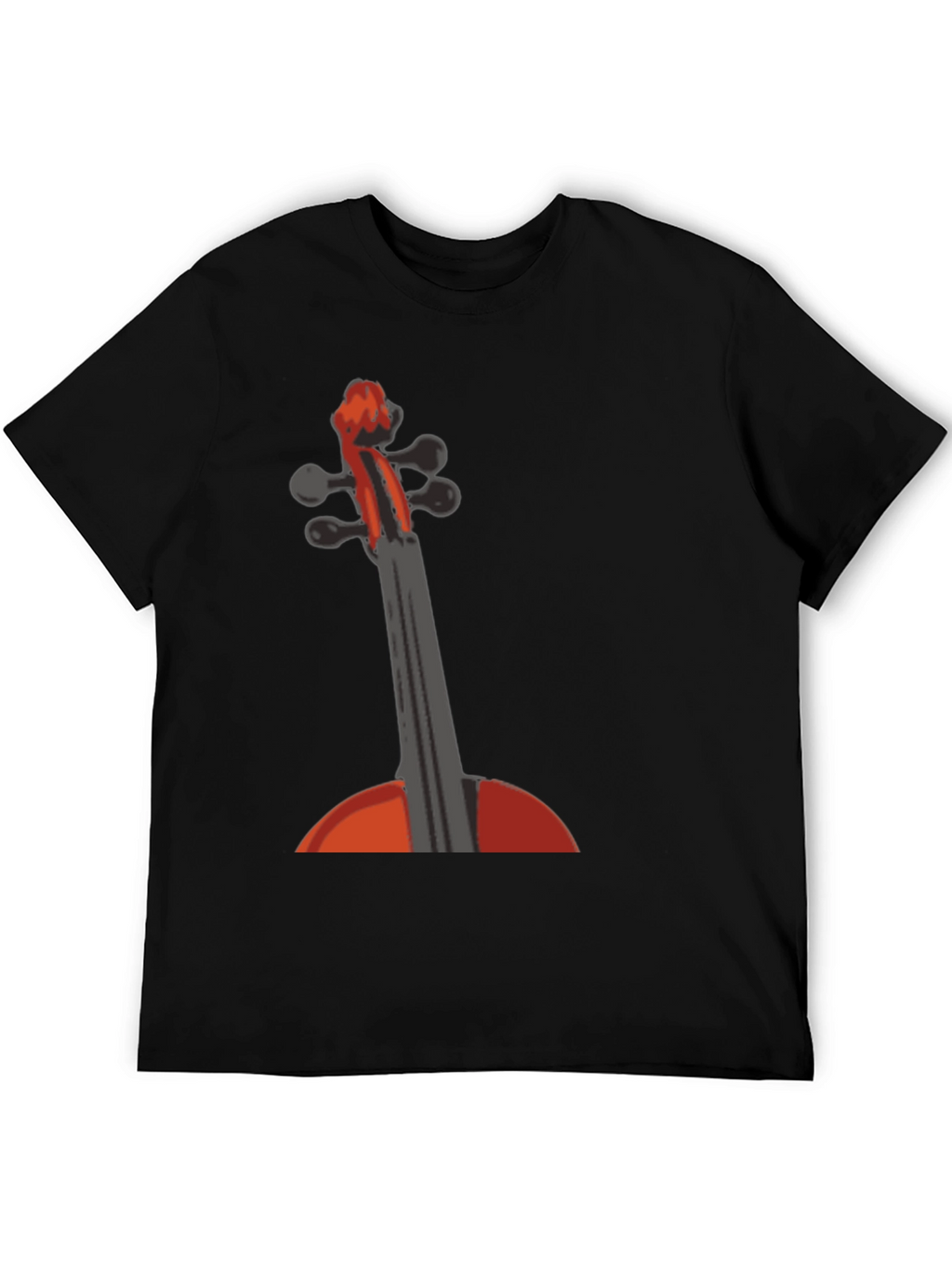 Violin Graphic Tee - Music Lovers T-Shirt