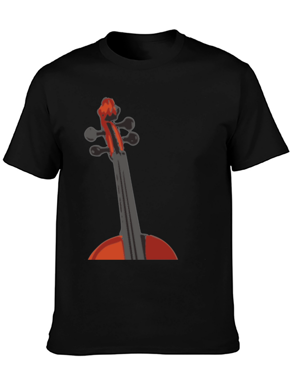 Violin Graphic Tee - Music Lovers T-Shirt