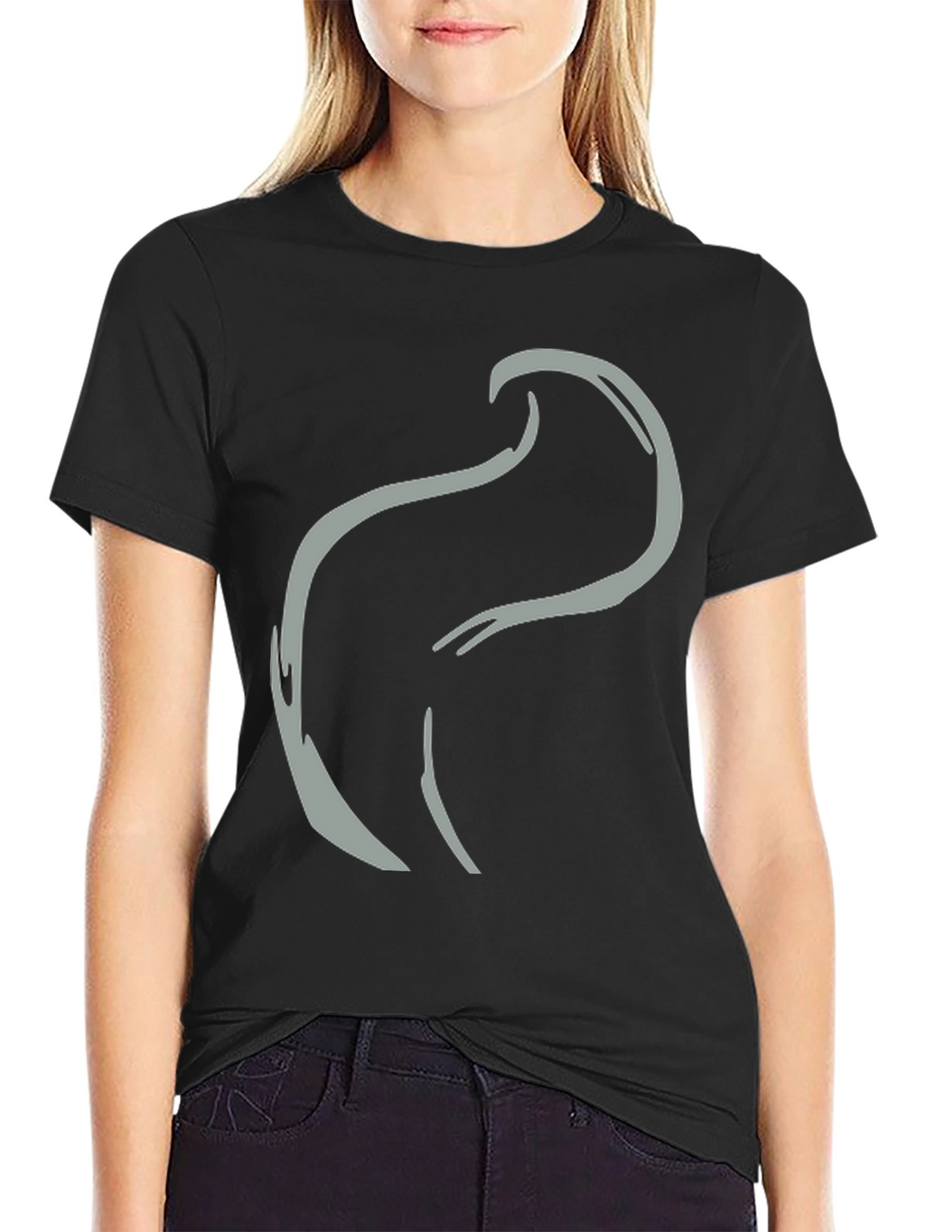 Abstract Wave Graphic Tee - Stylish Comfort