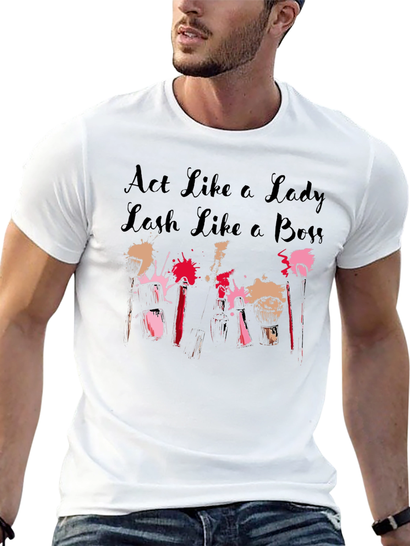 Act Like a Lady Lash Like a Boss Tee