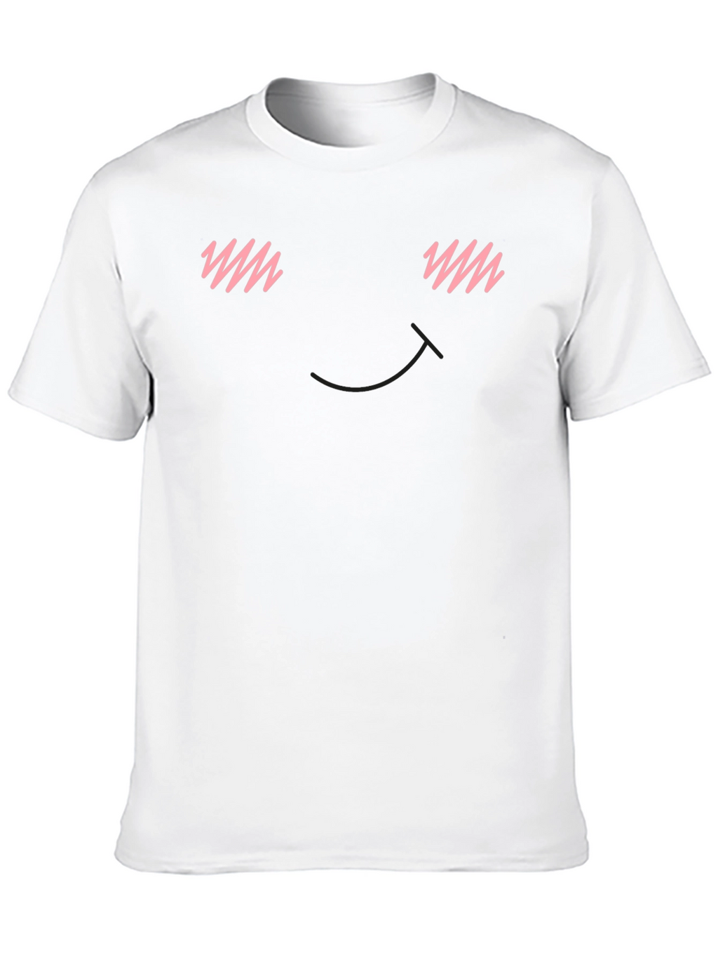 Blush Face T-Shirt - Express Your Subtle Mood