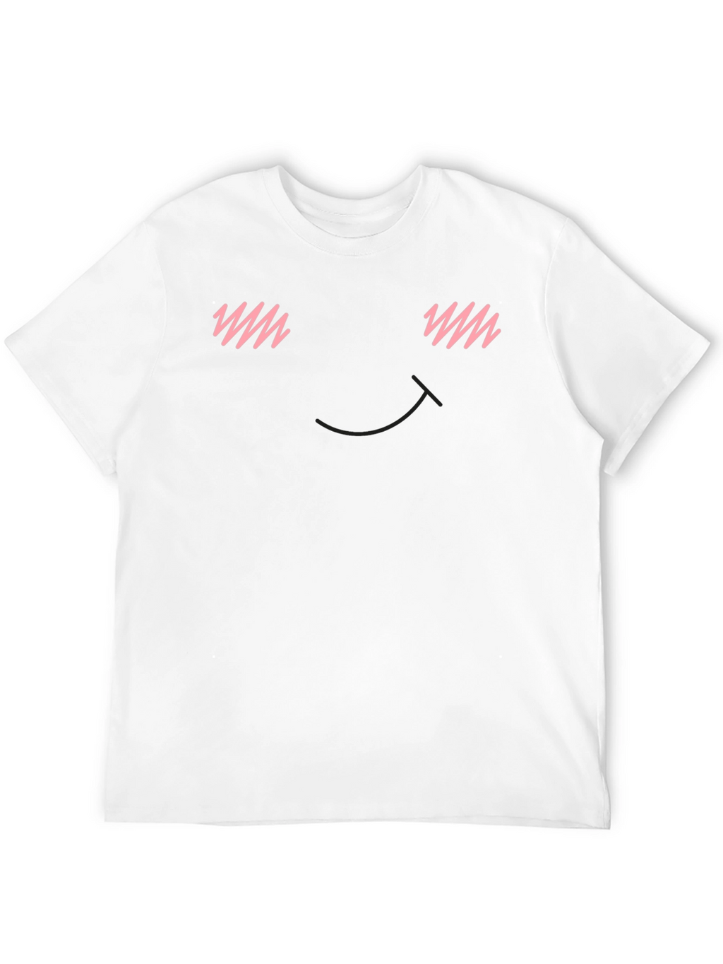 Blush Face T-Shirt - Express Your Subtle Mood