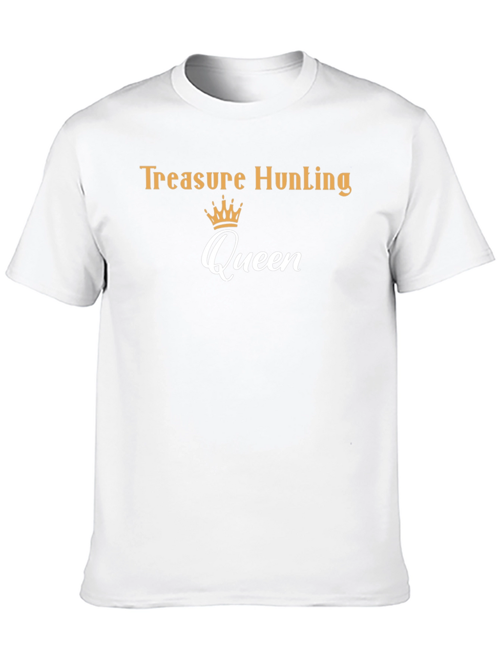 Treasure Hunting Queen Black T-Shirt